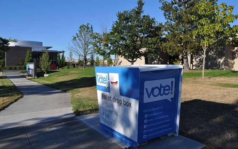 News CenterKing County Ballot Drop Box Installed on Campus